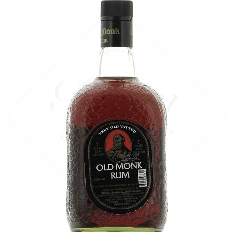 Old Monk 7 ans 42,8° - 1 litre ! - Rhum Attitude