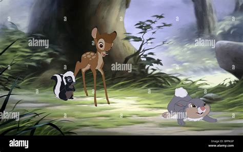 Flower Skunk Bambi Thumper Bambi High Resolution Stock Photography and ...