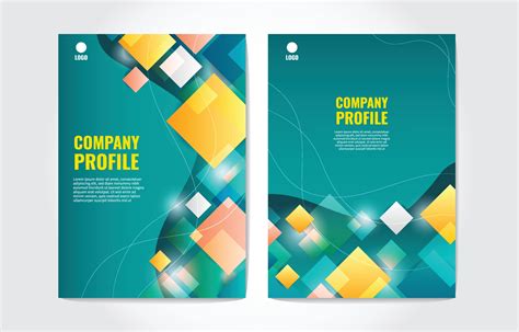 Company Profile Background Template Set 3107441 Vector Art at Vecteezy