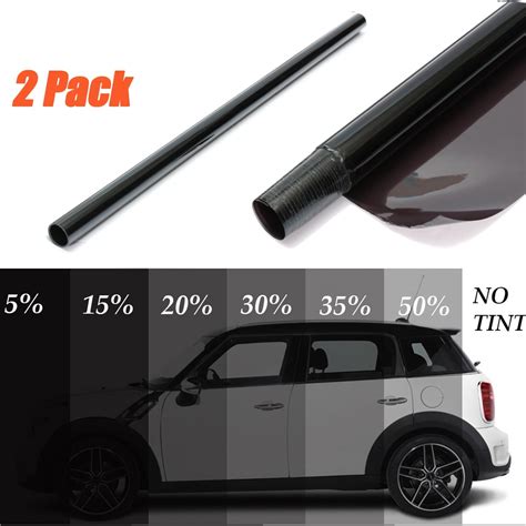 2pcs 35"/20''x118'' Window Tint Film Car Glass Roll Professional VLT 15 ...