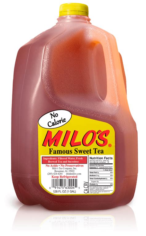 Sweet Tea (No Calorie) - Milo's Tea Company, Inc.