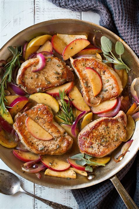 Pork Chops with Apples and Onions - Cooking Classy