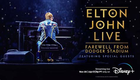 Elton John Live: Farewell From Dodger Stadium | Trailer Released – What ...