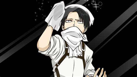 Levi, Cleaning, Attack on Titan, 4K, #142 Wallpaper PC Desktop