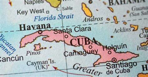 Cuba Beaches Map