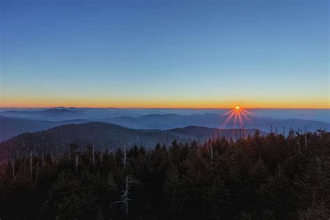 Sunrise at Clingmans Dome 4 Photograph by Steve Rich