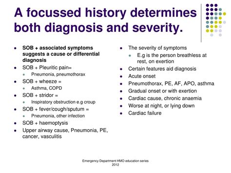 PPT - ED training Respiratory/ patient with dyspnea PowerPoint Presentation - ID:3837228