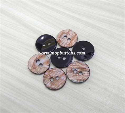 Natural Black Dyed Australia Abalone Shell Buttons - Abalone Shell Button - Mop Buttons ...