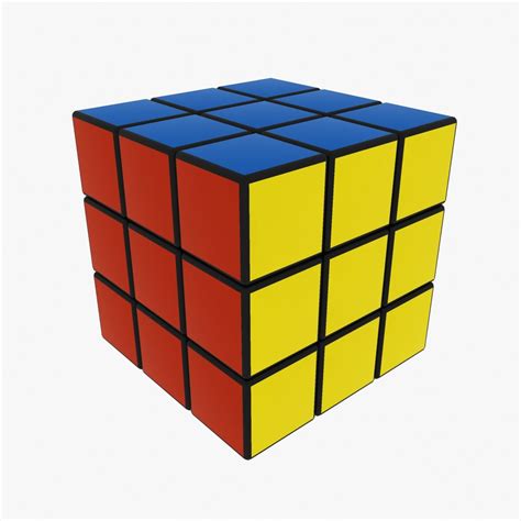 Rubik`s cube Free 3D Model - .3ds .obj .dae .blend .fbx .mtl .stl - Free3D