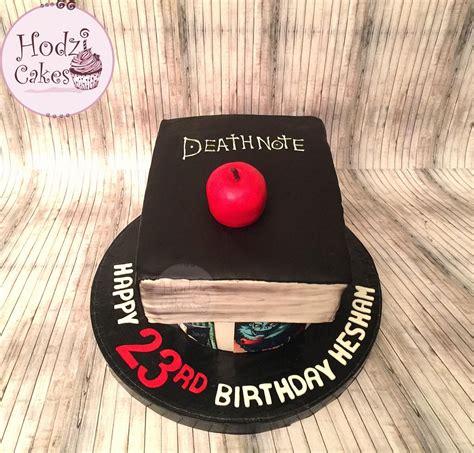 Death Note Cake🍎 - Cake by Hend Taha-HODZI CAKES - CakesDecor