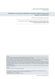 Reliability of percutaneous suprapubic cystostomy catheter insertion and analysis of ...