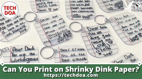 Can You Print on Shrinky Dink Paper? Is it Possible? - Tech Doa