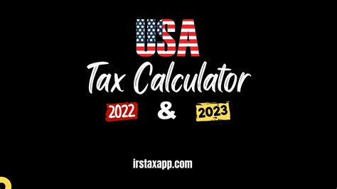 Fast US Federal Tax Calculator 2022 & 2023 - Internal Revenue Code Simplified