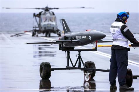 HMS Prince of Wales launches Banshee target drones for the first time