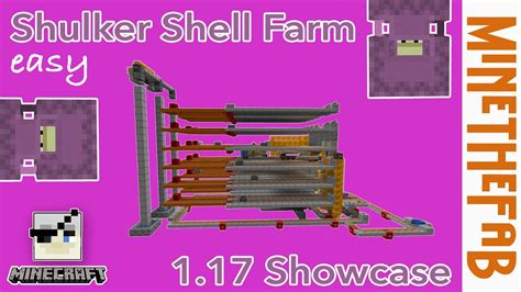 Easy Shulker Shell Farm - 1.17 Showcase - YouTube