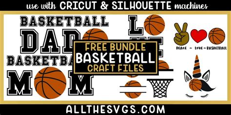 FREE Basketball SVG Files [No Sign Up to Download!]