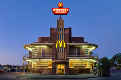 Art Deco McDonalds in Blue Hour and HDR | The very cool art … | Flickr