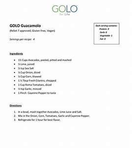 golo recipes free printable | Golo recipes, Golo diet, Heath eating