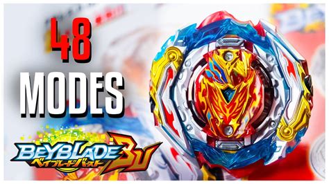 48 MODE CHANGES! NEW Zest Achilles Illegal Quattro’-4 Unboxing Review Beyblade Burst BU - YouTube