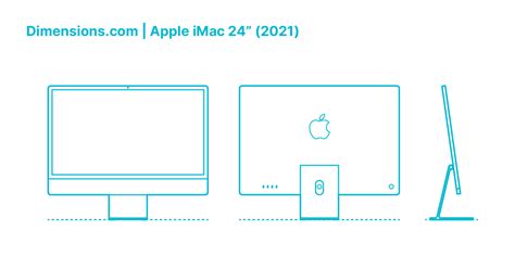 Apple iMac 24” (2021) Dimensions & Drawings | Dimensions.com