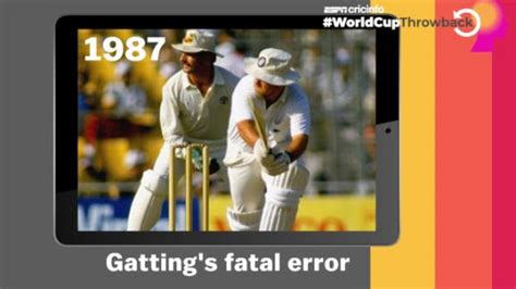 Mike Gatting's reverse sweep that lost England the World Cup, 1987 | ESPNcricinfo.com