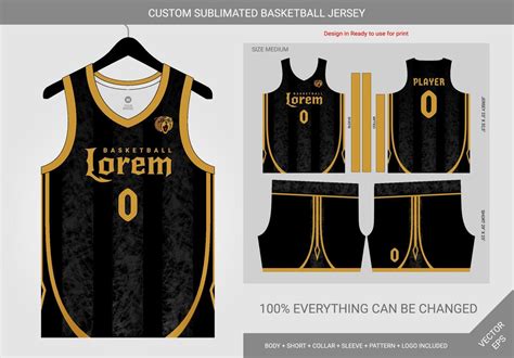 abstract black and gold gradient basketball jersey template 11737668 Vector Art at Vecteezy