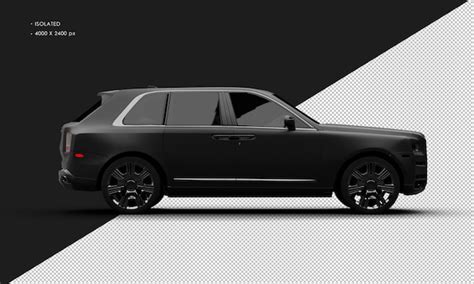 Premium PSD | Isolated Realistic Matte Black Luxury Modern Suv Car From ...