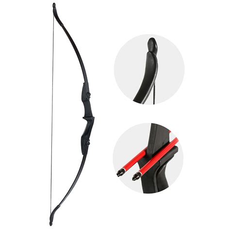 57" Ambidextrous Recurve Bow for Archery Club Beginner Teenagers Left ...