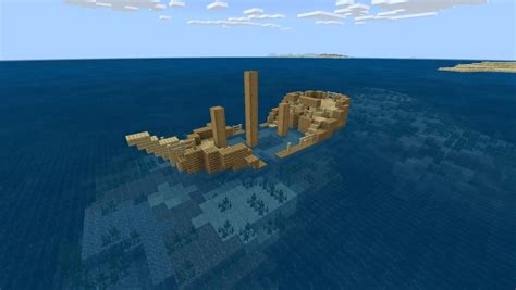 Today I found a unique type of Sunken Ship. : Minecraft