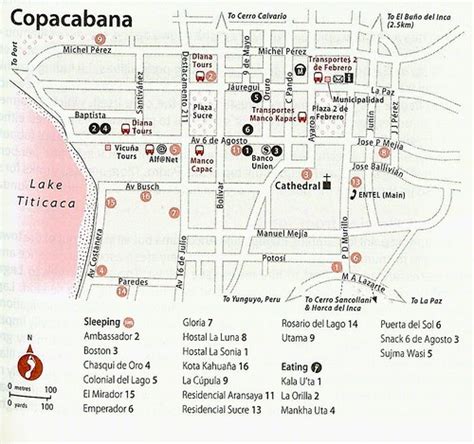 Mapa de calles de Copacabana, Bolivia. | Douglas Fernandes | Flickr