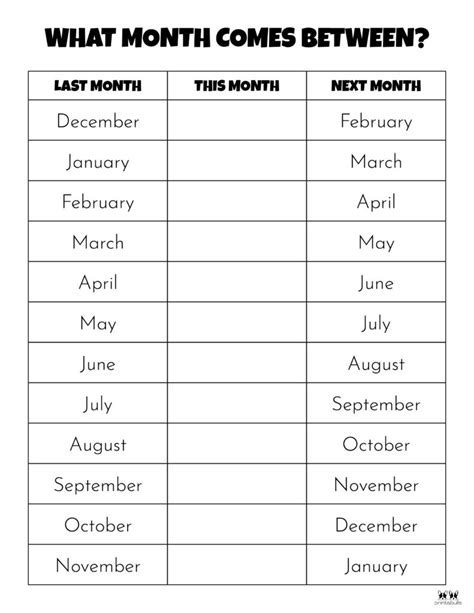 spelling months of the year free printable worksheets worksheetfun ...