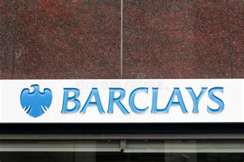 Barclays Bank Logo on a Wall Editorial Stock Photo - Image of british ...