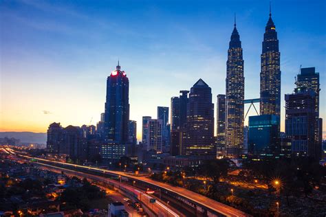 Night view of Kuala Lumpur skyline in Malaysia | Night view … | Flickr