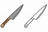 Coloring Knife For Kids Grafik Von Studioisamu · Creative Fabrica sketch template