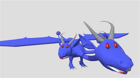 Low poly dragon. - 3D model by ppooooll [1d85e5c] - Sketchfab