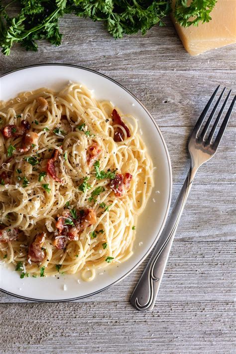 This carbonara recipe is creamy, decadent and oh, so good. A rich ...