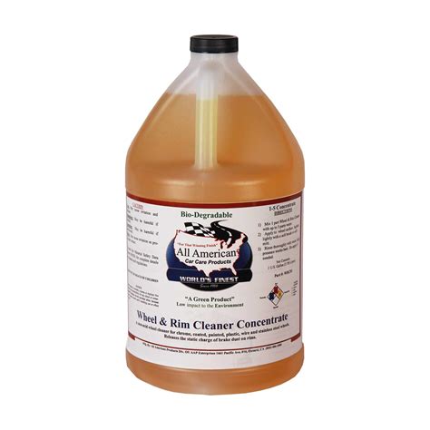 Wheel & Rim Cleaner Concentrate (1 Gallon) – All American Car Care Products