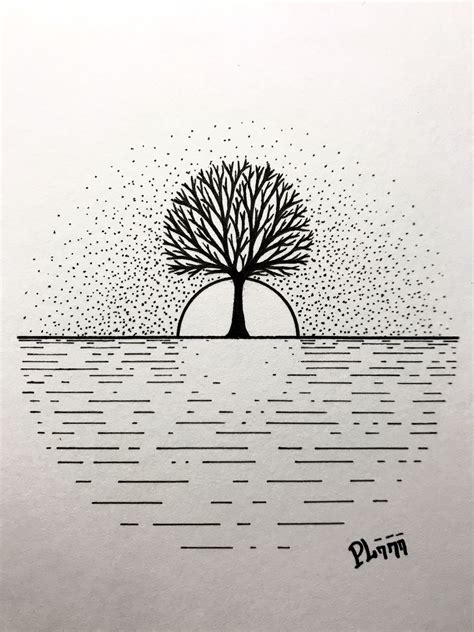 "Hope" | Dessin pour mamie, Dessin géométrique, Dessin arbre