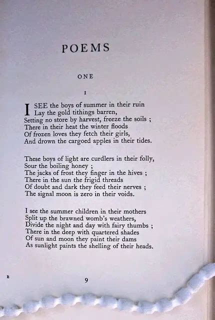 Dylan thomas Poems