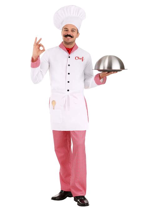 Adult Chef Uniform Costume | Chef Halloween Costumes