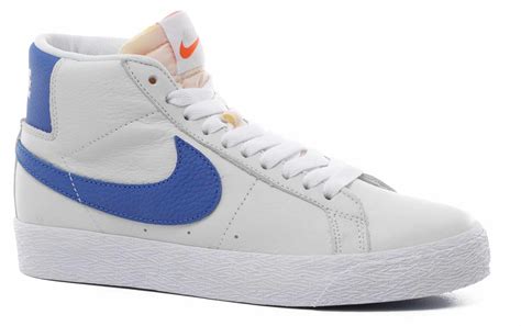 Nike SB Zoom Blazer Mid Skate Shoes - (orange label)white/varsity royal ...