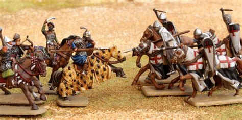 Clash between ayyubid ghulams and templar knights, 1/72 minis - minis figurines figures 20mm 1/ ...