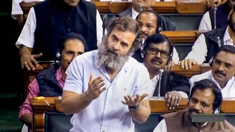 Rahul Gandhi attacks BJP in Lok Sabha over Adani row, Agnipath scheme ...