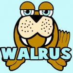 How to Draw Cartoon Walrus with Easy Step by Step Drawing Lesson – How to Draw Step by Step ...