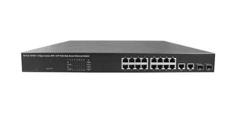 16 Port POE Switch for IP Network Cameras