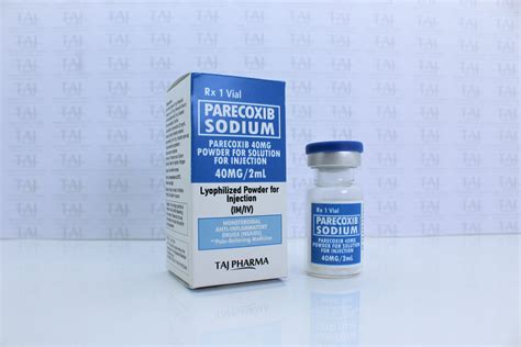 Parecoxib sodium powder for solution for injection 40mg/2ml Manufacturer PAN India - Taj ...