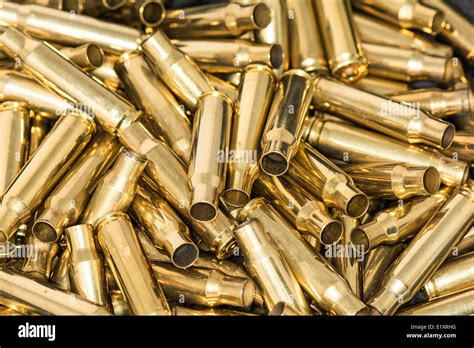 Pile of empty bullet shells Stock Photo - Alamy