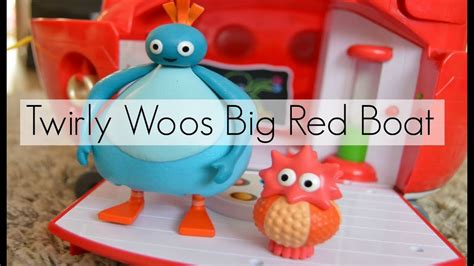 TWIRLYWOOS BIG RED BOAT ACTIVITY BOAT TOY UNBOXING - YouTube