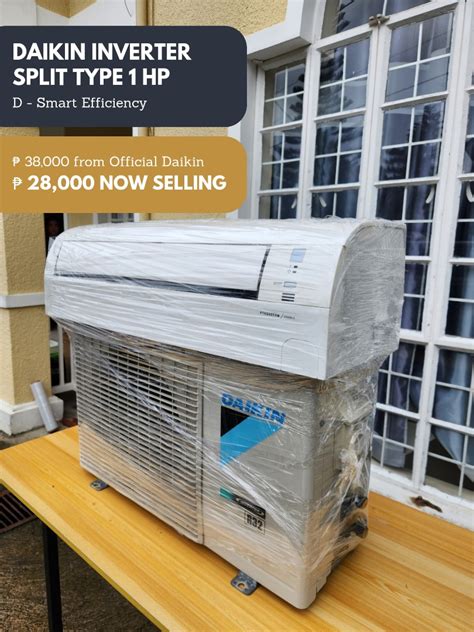 Daikin Inverter Split Type 1 HP, TV & Home Appliances, Air Conditioning and Heating on Carousell