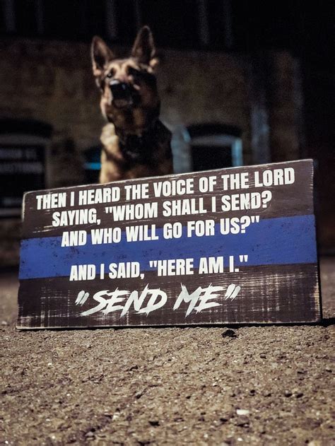 Here I Am Lord Send Me Quote / Police Officer Gift / Law | Etsy ...